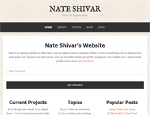 Tablet Screenshot of nateshivar.com